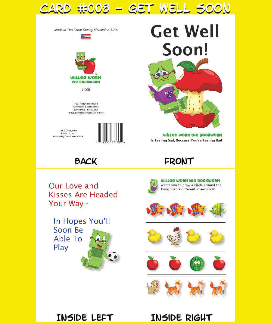 get well soon cards for kids